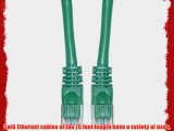 GadKo Cat6 Green Ethernet Patch Cable Round Snagless/Molded Boot 75 foot