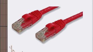 Lynn Electronics ECAT5-4PR-25RDB 25-Feet Red Booted Patch Cable 5-Pack