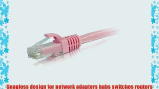 C2G / Cables to Go 04063 Cat6 Snagless Unshielded (UTP) Network Patch Cable Pink (150 Feet/45.72