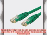 StarTech.com Green Molded RJ45 UTP Gigabit Cat6 Patch Cable - 100 Feet (C6PATCH100GN)