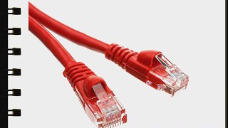GadKo Cat5e Red Ethernet Patch Cable Round Snagless/Molded Boot 100 foot