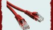 GadKo Cat5e Red Ethernet Patch Cable Round Snagless/Molded Boot 35 foot
