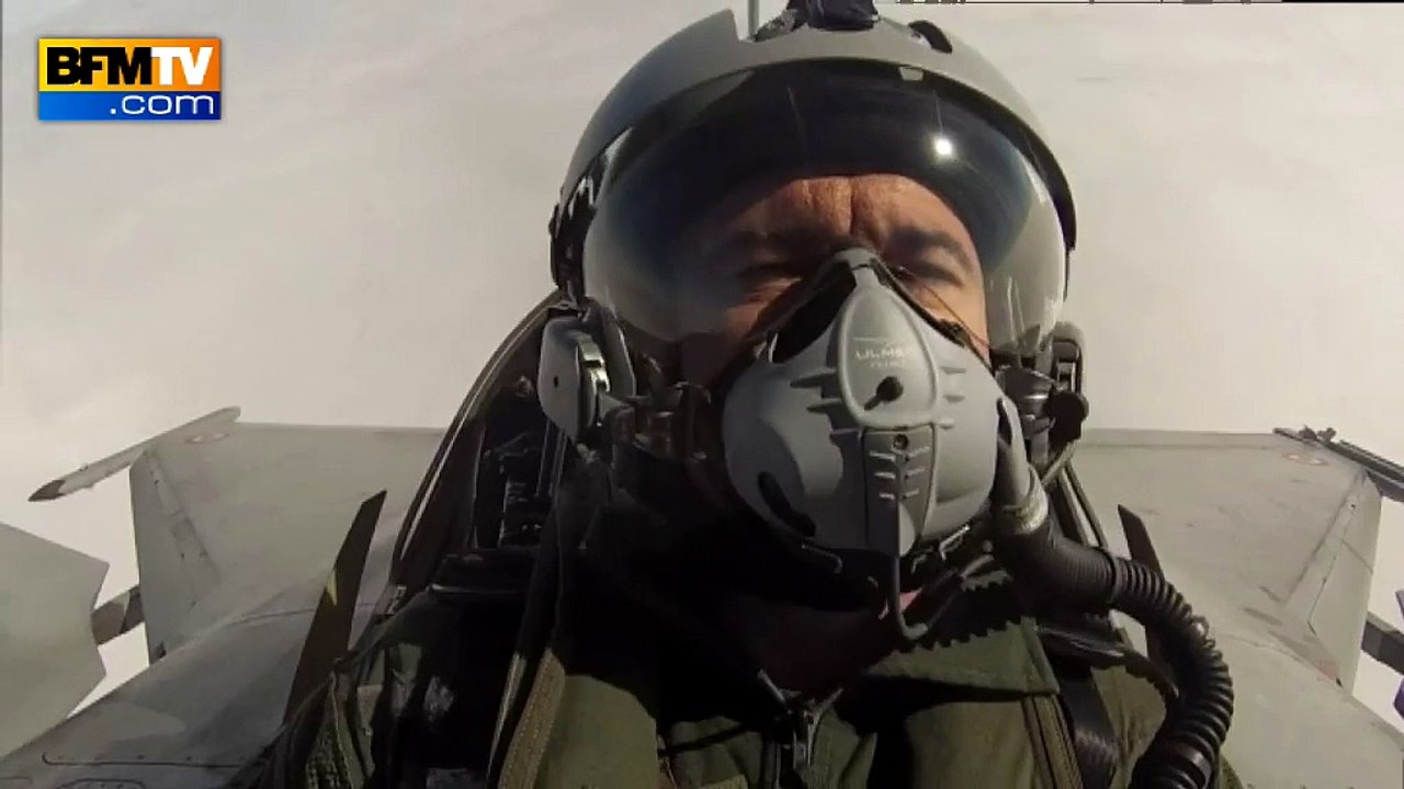 Répétitions du 14 juillet: les images de Christophe Delay dans le cockpit du Rafale