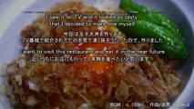 [  Japanese cuisine ] 玉子天丼 Egg Ten don （Bowl of rice topped with deep‐fried egg 鸡蛋油炸蓋飯