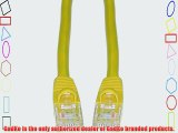 GadKo Cat6 Yellow Ethernet Patch Cable Round Snagless/Molded Boot 50 foot