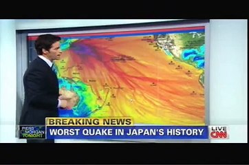 JAPAN EARTHQUAKE & TSUNAMI 3/11/2011 CNN NEWS * * RING OF FIRE