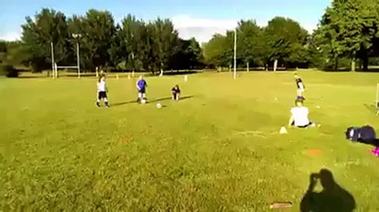 Les filles à l'entrainement