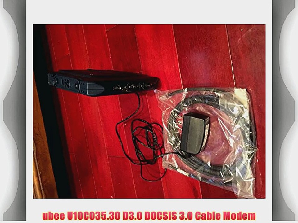ubee U10C035.30 D3.0 DOCSIS 3.0 Cable Modem