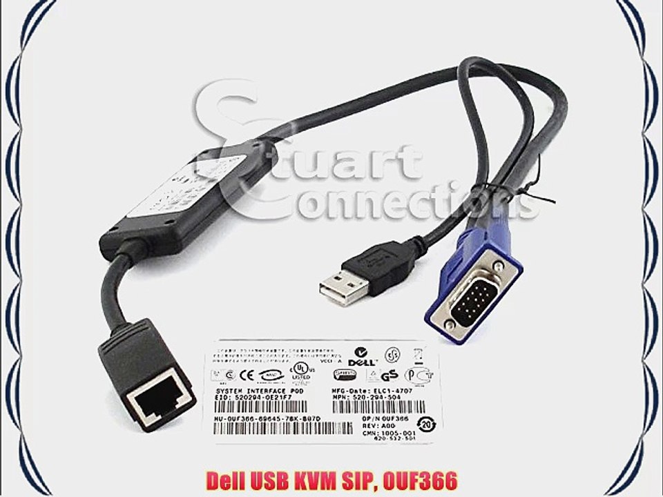 Dell USB KVM SIP 0UF366