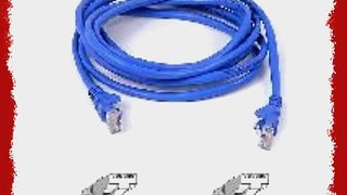 Belkin SNAGLESS CAT6 PATCH CABLE * RJ45M/RJ45M 100  BLUE ( A3L980-100-BLUS )