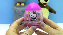 Маша и Медведь - Kinder Surprise Eggs Talking Tom Hello Kitty Mickey Mouse clubhouse Sur
