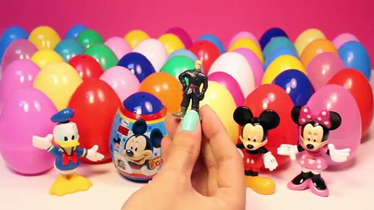 Many Play Doh Eggs Surprise Disney Princess Hello Kitty Minnie Mouse Thomas & Friends Cars 2