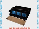 FRM-3RU-9X-TS-S Slide Out Tray Holds 9 panels-BLK