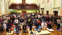 Meditation Class by Isha Yoga at Parramatta for World Yoga Day Australia
