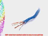 C2G / Cables to Go 27340 Cat5E UTP Solid Plenum CMP-Rated Cable Blue (1000 Feet/304.8 Meters)