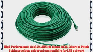 Cable Matters? Cat6 Snagless Ethernet Patch Cable in Green 150 Feet