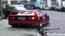 FERRARI F40 - START UPS, REVS, INCREDIBLE IDLE SOUND