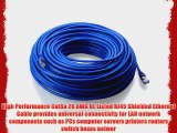 Cable Matters? Cat6a Snagless Shielded (SSTP/SFTP) Ethernet Patch Cable in Blue 125 Feet