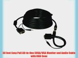Tripp Lite High Resolution SVGA / VGA Monitor Easy Pull Cable with Audio and RGB coax (HD15