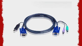 ATEN 2L5502UP PS/2 to USB Intelligent KVM Cable (6 Feet)