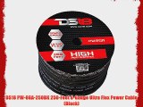 DS18 PW-8GA-250BK 250-Feet 8-Gauge Ultra Flex Power Cable (Black)