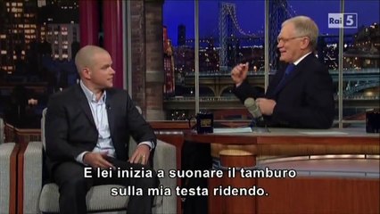 David Letterman Show - intervista a Matt Damon