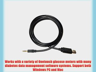 EZsync USB Download Data Cable for Lifescan Onetouch UltraMini Ultra2 UltraSmart Glucose Diabetes