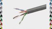 Monoprice 1000FT 24AWG Cat5e 350MHz UTP Solid Plenum (CMP) Bulk Ethernet Bare Copper Cable