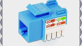 Belkin Cat5e Keystone Jack 25 Pack - Blue (R6D024-AB5EBL25)