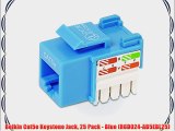 Belkin Cat5e Keystone Jack 25 Pack - Blue (R6D024-AB5EBL25)