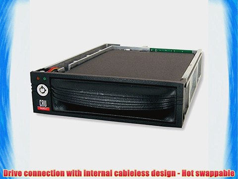 CRU DataPort 10 Removable Interal Drive Bay Adapter SAS/SATA 6G (Black)