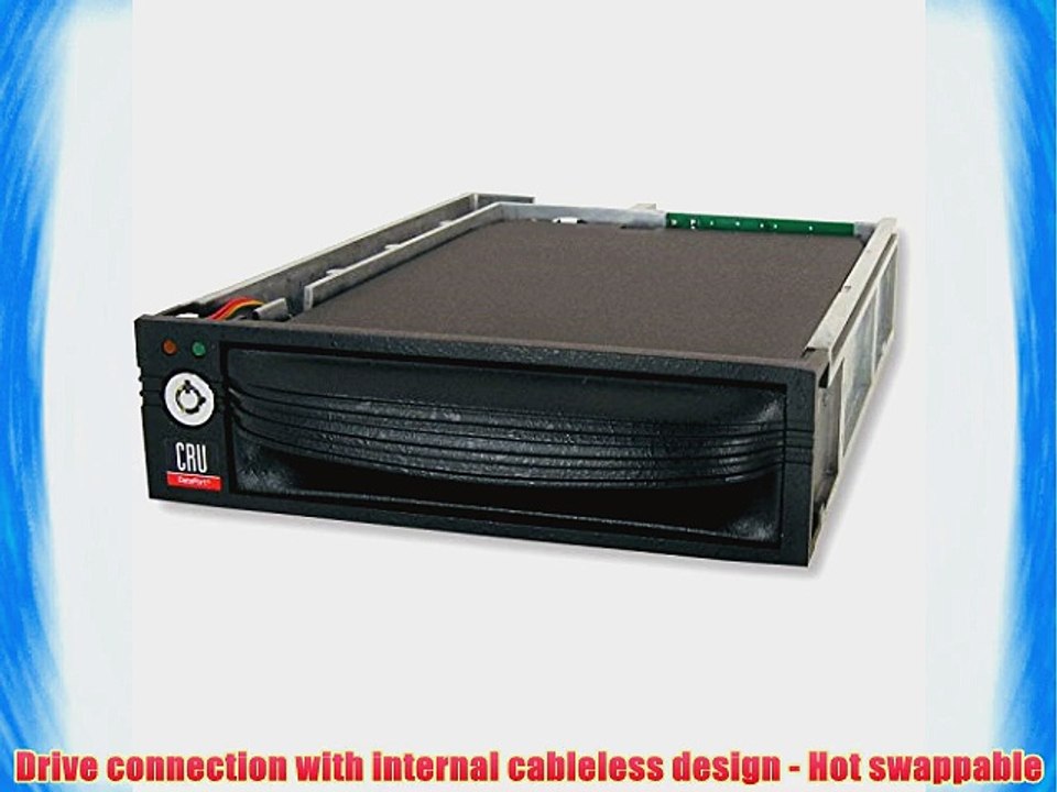 CRU DataPort 10 Removable Interal Drive Bay Adapter SAS/SATA 6G (Black)