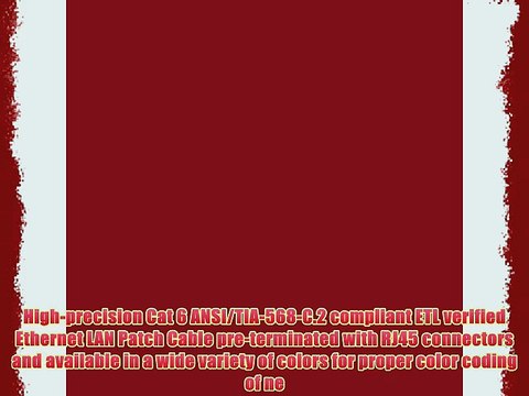 GearIt 5 Pack Cat 6 Ethernet Cable Cat6 Snagless Patch 20 Feet - Computer LAN Network Cord