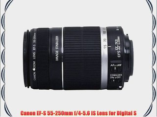Canon EF-S 55-250mm f/4-5.6 IS Lens for Digital S