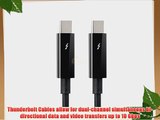 Cable Leader 2 Meter 10 Gbps Thunderbolt Cable Black Color