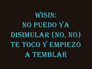Te siento - Wisin y Yandel lyrics