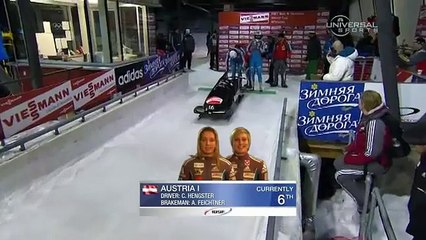 Austrian bobsled crashes in Whistler - from Universal Sports
