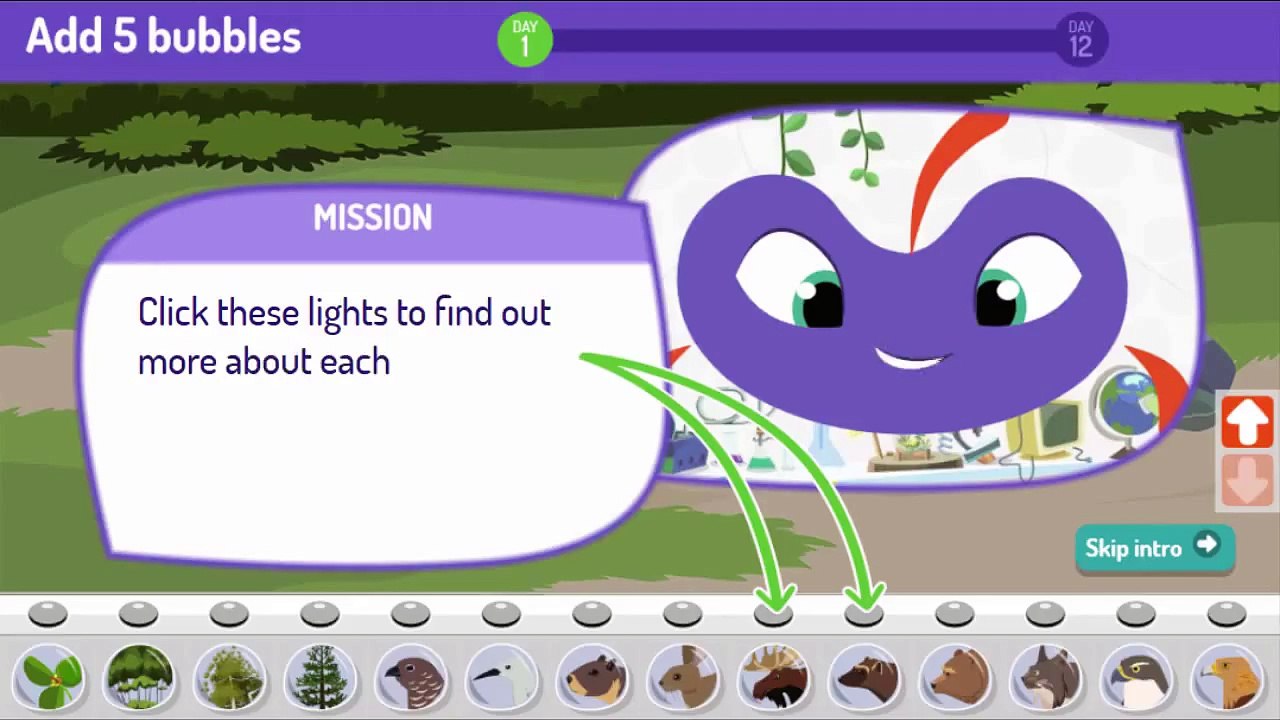 Plum Landing Mountain Scramble Cartoon Animation PBS Kids Game Play Walkthrough
