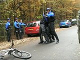 Demo Bikers Handhaving Amsterdam in Beekbergen tijdens BOA-dag