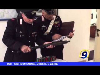 BARI | Armi in garage, arrestato 23enne