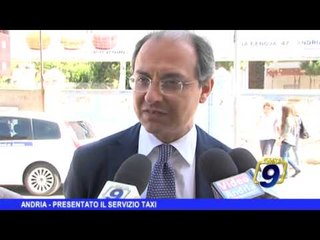 ANDRIA | Presentato il servizio Taxi