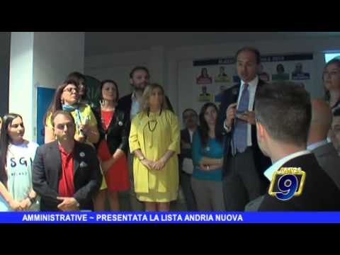 Amministrative | Presentata la lista Andria Nuova