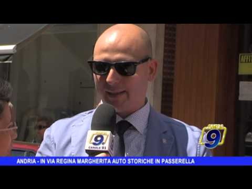 ANDRIA | In via Regina Margherita auto storiche in passerella