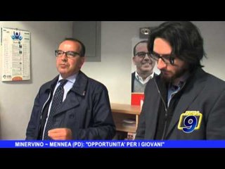 MINERVINO | Mennea (PD): "Opportunità per i giovani"