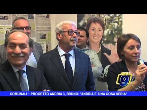 COMUNALI | Progetto Andria 3, Bruno: Andria è una cosa seria