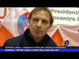REGIONALI | Peppino Longo a Corato nella sede dell'Udc