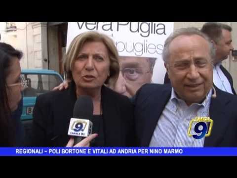 REGIONALI | Poli Bortone e Vitali ad Andria per Nino Marmo