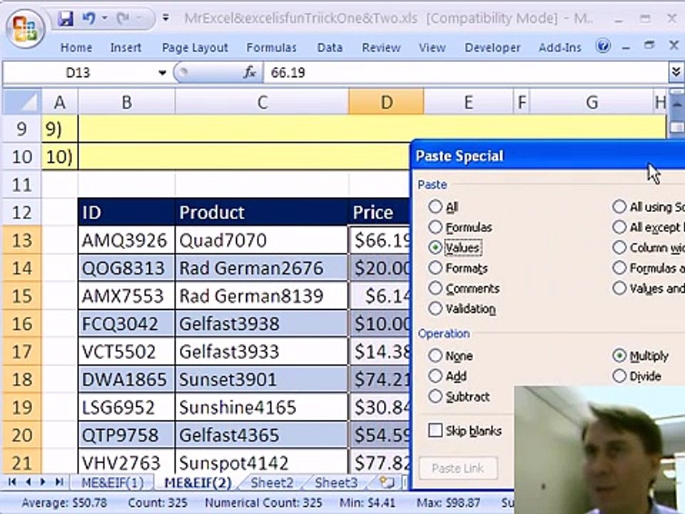 Dueling Excel 002