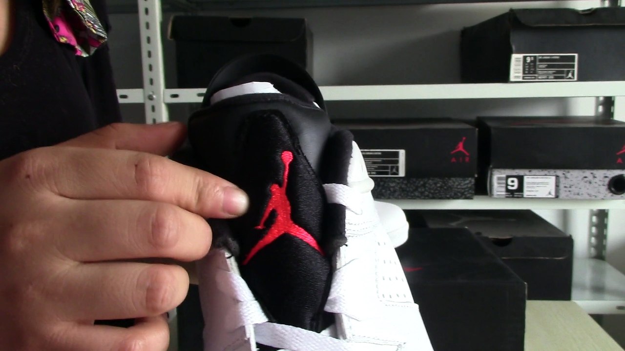 Authentic air jordan 6s low white infared