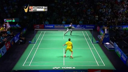 L'échange de l'année en badminton